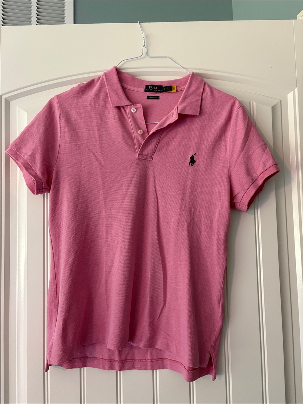 Polo by Ralph Lauren Pink Short-Sleeve Polo Shirt Sz L